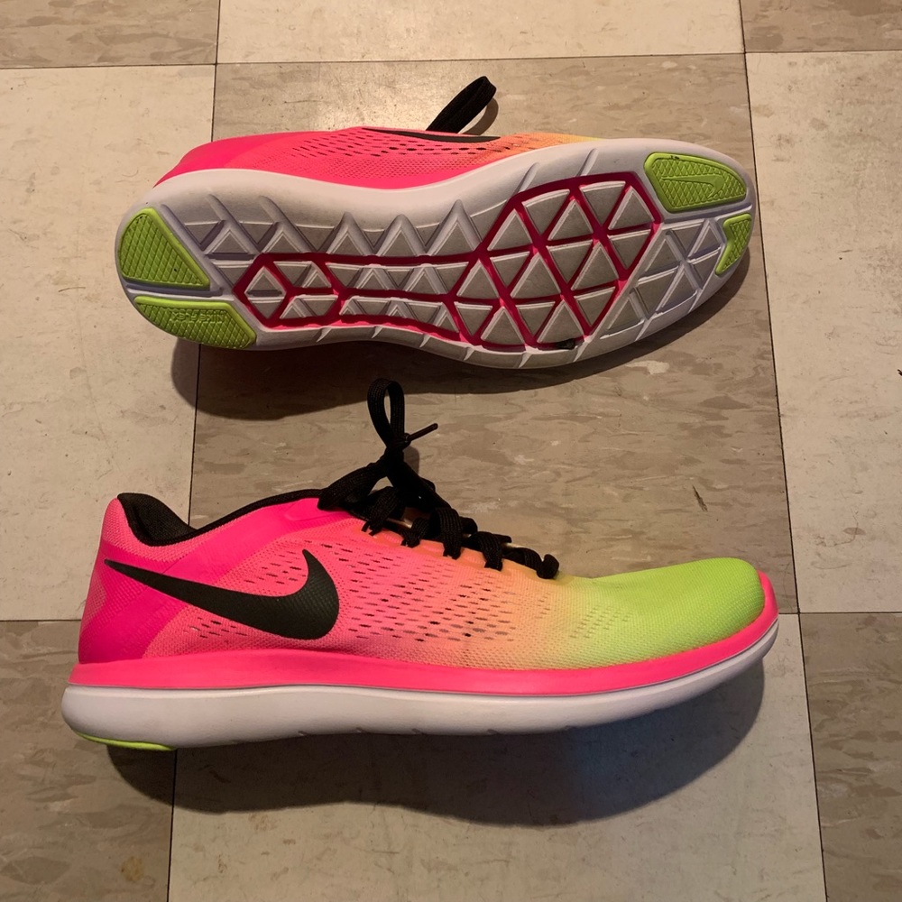 COPY - Gradient pink and neon yellow size 12 men’…